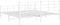 vidaXL - Bedframe - met - hoofd- - en - voeteneinde - metaal - wit - 193x203 - cm