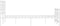 vidaXL - Bedframe - met - hoofd- - en - voeteneinde - metaal - wit - 150x200 - cm