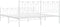 vidaXL - Bedframe - met - hoofd- - en - voeteneinde - metaal - wit - 183x213 - cm
