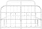 vidaXL - Bedframe - met - hoofd- - en - voeteneinde - metaal - wit - 120 - x - 190 - cm