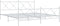 vidaXL - Bedframe - met - hoofd- - en - voeteneinde - metaal - wit - 180x200 - cm