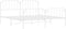 vidaXL - Bedframe - met - hoofd- - en - voeteneinde metaal - wit - 160x200 - cm