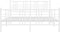 vidaXL - Bedframe - met - hoofd- - en - voeteneinde - metaal - wit - 160x200 - cm