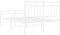 vidaXL - Bedframe - met - hoofd- - en - voeteneinde - metaal - wit - 120x200 - cm