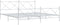 vidaXL - Bedframe - met - hoofd- - en - voeteneinde - metaal - wit - 193x203 - cm