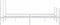 vidaXL - Bedframe - met - hoofd- - en - voeteneinde - metaal - wit - 183x213 - cm