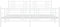 vidaXL - Bedframe - met - hoofd- - en - voeteneinde - metaal - wit - 193x203 - cm