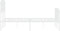 vidaXL - Bedframe - met - hoofd- - en - voeteneinde metaal - wit - 120x200 - cm