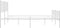 vidaXL - Bedframe - met - hoofd- - en - voeteneinde - metaal - wit - 160x200 - cm