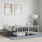 vidaXL - Bedframe - met - hoofd- - en - voeteneinde - metaal - wit - 140x200 - cm