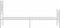vidaXL - Bedframe - met - hoofd- - en - voeteneinde - metaal - wit - 80x200 - cm
