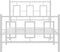 vidaXL - Bedframe - met - hoofd- - en - voeteneinde - metaal - wit - 90x200 - cm