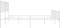 vidaXL - Bedframe - met - hoofd- - en - voeteneinde - metaal - wit - 183x213 - cm