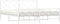vidaXL - Bedframe - met - hoofd- - en - voeteneinde - metaal - wit - 180x200 - cm