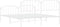 vidaXL - Bedframe - met - hoofd- - en - voeteneinde metaal - wit - 183x213 - cm