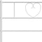 vidaXL - Bedframe - met - hoofd- - en - voeteneinde - metaal - wit - 183x213 - cm
