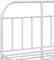 vidaXL - Bedframe - met - hoofd- - en - voeteneinde - metaal - wit - 120x200 - cm