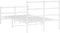 vidaXL - Bedframe - met - hoofd- - en - voeteneinde metaal - wit - 120x200 - cm