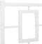 vidaXL - Bedframe - met - hoofd- - en - voeteneinde - metaal - wit - 180x200 - cm