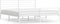 vidaXL - Bedframe - met - hoofd- - en - voeteneinde - metaal - wit - 200x200 - cm
