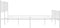 vidaXL - Bedframe - met - hoofd- - en - voeteneinde - metaal - wit - 150x200 - cm