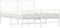 vidaXL - Bedframe - met - hoofd- - en - voeteneinde - metaal - wit - 140x200 - cm