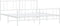 vidaXL - Bedframe - met - hoofd- - en - voeteneinde - metaal - wit - 193x203 - cm