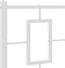 vidaXL - Bedframe - met - hoofd- - en - voeteneinde - metaal - wit - 75x190 - cm