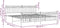 vidaXL - Bedframe - met - hoofd- - en - voeteneinde - metaal - wit - 193x203 - cm