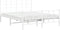vidaXL - Bedframe - met - hoofd- - en - voeteneinde - metaal - wit - 150x200 - cm