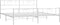vidaXL - Bedframe - met - hoofd- - en - voeteneinde - metaal - wit - 193x203 - cm