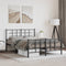 vidaXL-Bedframe-met-hoofd--en-voeteneinde-metaal-zwart-135x190-cm