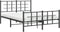 vidaXL-Bedframe-met-hoofd--en-voeteneinde-metaal-zwart-135x190-cm