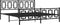 vidaXL - Bedframe - met - hoofd- - en - voeteneinde - metaal - zwart - 183x213 - cm