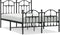 vidaXL - Bedframe - met - hoofd- - en - voeteneinde - metaal - zwart - 120x200 - cm