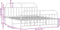 vidaXL - Bedframe - met - hoofd- - en - voeteneinde - metaal - zwart - 183x213 - cm