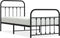 vidaXL - Bedframe - met - hoofd- - en - voeteneinde - metaal - zwart - 90x190 - cm