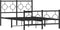 vidaXL - Bedframe - met - hoofd- - en - voeteneinde - metaal - zwart - 120x190 - cm