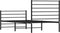 vidaXL - Bedframe - met - hoofd- - en - voeteneinde - metaal - zwart - 90x190 - cm
