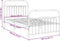 vidaXL - Bedframe - met - hoofd- - en - voeteneinde - metaal - zwart - 100x190 - cm