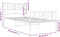 vidaXL - Bedframe - met - hoofd- - en - voeteneinde - metaal - zwart - 80x200 - cm