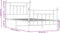 vidaXL - Bedframe - met - hoofd- - en - voeteneinde - metaal - zwart - 80x200 - cm