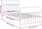 vidaXL - Bedframe - met - hoofd- - en - voeteneinde - metaal - zwart - 100x200 - cm