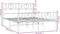 vidaXL - Bedframe - met - hoofd- - en - voeteneinde - metaal - zwart - 120x190 - cm