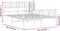 vidaXL - Bedframe - met - hoofd- - en - voeteneinde - metaal - zwart - 120x200 - cm