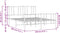 vidaXL - Bedframe - met - hoofd- - en - voeteneinde - metaal - zwart - 140x190 - cm