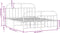 vidaXL - Bedframe - met - hoofd- - en - voeteneinde - metaal - zwart - 140x200 - cm