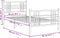 vidaXL - Bedframe - met - hoofd- - en - voeteneinde - metaal - zwart - 90x190 - cm