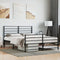 vidaXL - Bedframe - met - hoofd- - en - voeteneinde - metaal - zwart - 135x190 - cm