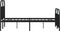 vidaXL - Bedframe - met - hoofd- - en - voeteneinde - metaal - zwart - 120x200 - cm
